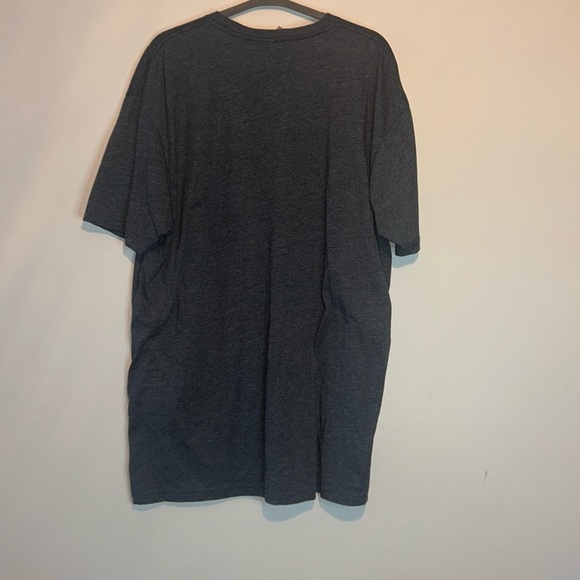 Black Short Sleeve Tee with Nature Graphic - Picture 2 of 7